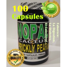 Nopal, prickly pear, cactus supplement 90 Capsules 700mg 
